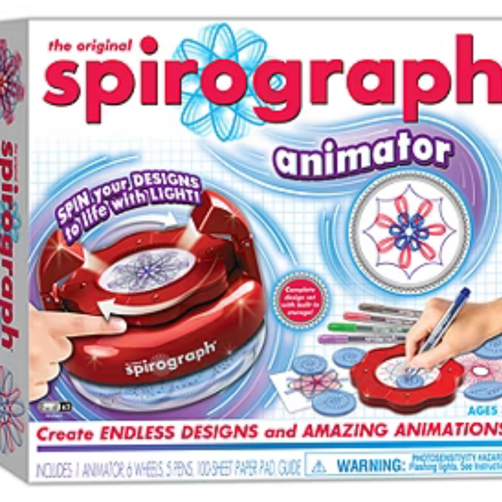 Spirograph Animator - Red Creative Learning Toy SKU0944